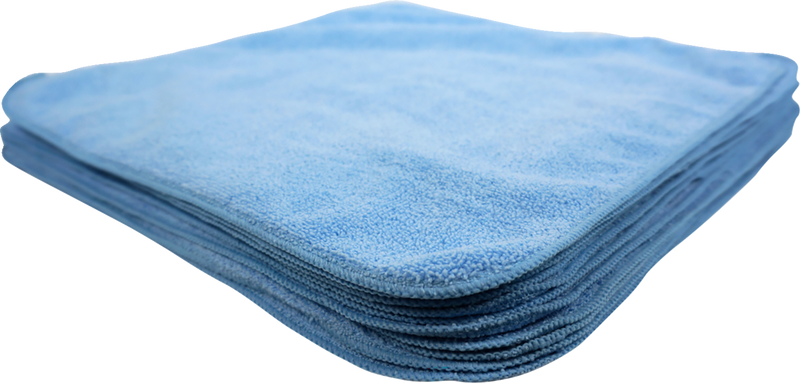 Microfiber Towels - Blue - 24-Pack