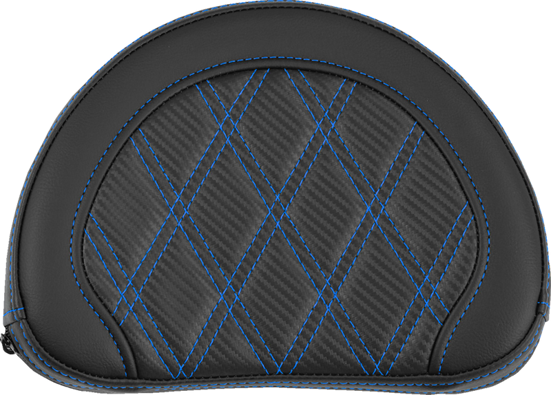 PAD BR CONTOURED CF LS BLU STITCH