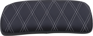 Chopped Tour-Pak Pad - Solar Leather - Silver Double Diamond - 1-3/4" Thick