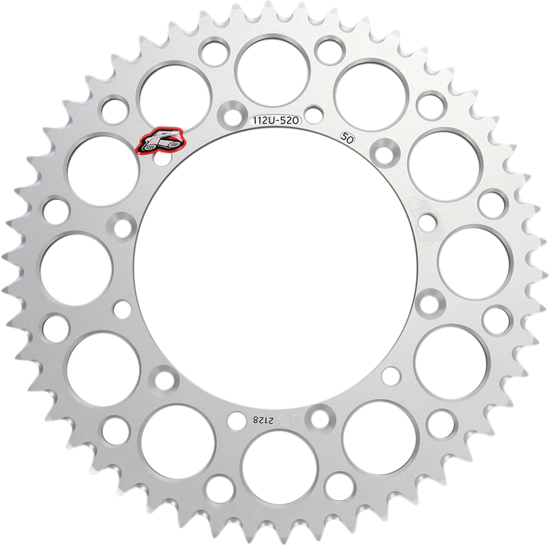 Rear Sprocket - Aluminum - 50 Tooth - Silver - Kawasaki/Suzuki