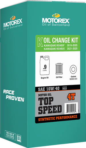 Oil Change Kit - Kawasaki KX 450 - 10W-40