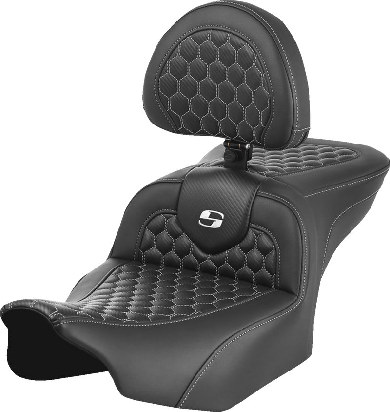 SEAT ROADSOFA HC W/BR WHITE STITCH