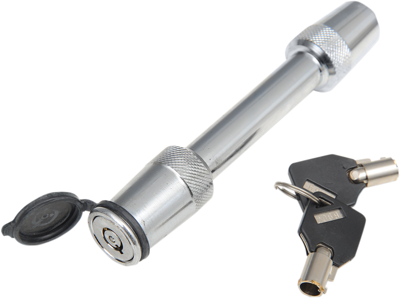Receiver Lock - With Key - 5/8" - Chrome