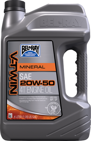 V Twin Oil - 20W50 - 4L
