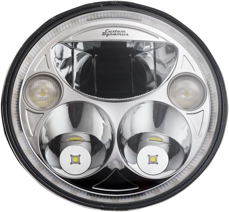 Headlamp - 7" - TruBEAM® - Chrome - Chieftain