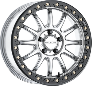Wheel - Alpha - Front/Rear - Hyper Silver/with Black Ring - 17x7 - 4/137 - +40 mm