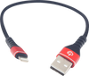 USB to Lightning Cable - Charger - Single-End - 7-1/2" - view 1