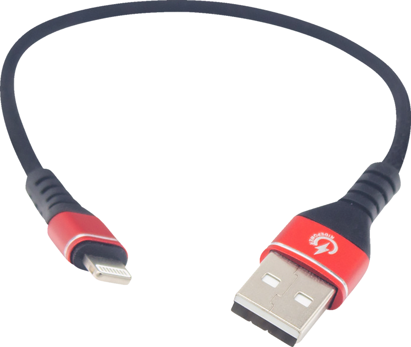 USB to Lightning Cable - Charger - Single-End - 7-1/2"