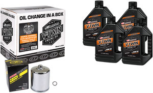 Evo/Sportster Quick Oil Change Kit - Chrome Filter