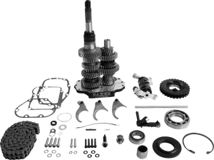 Direct Drive Gear Set - 6-Speed - Black - '90-'97 Harley-Davidson