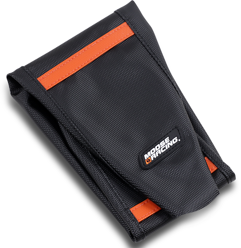 Ribbed Seat Cover - Black Cover/Orange Ribs - KTM '18-'22