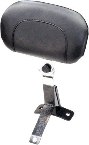 Driver Backrest Kit - Smooth - Black Studs - FLH/FLT '09-'25