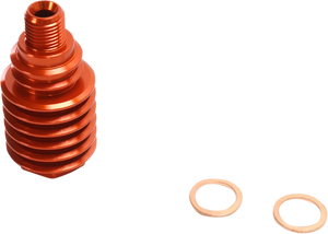 Rear Brake Caliper Cooler - Orange
