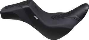 Signature Series Squareback™ Seat - Gripper Vinyl - Chevron - Gunmetal Stitch - FL/FX '18-'25