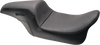 Drifter Seat - Black Logo - Smooth Vinyl - Carbon Fiber - FL '08-'23 - view 1