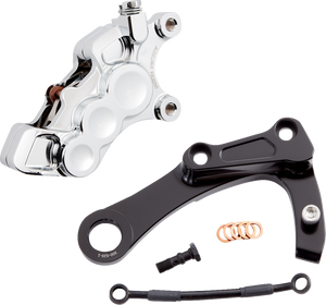 CALIPER REAR 6 PIST0N CHROME M8 SOFTAIL