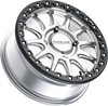 Wheel - Alpha - Front/Rear - Hyper Silver/with Black Ring - 17x7 - 4/137 - +25 mm - view 2