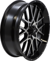 Wheel - Hurricane - Front/Rear - Black Machined - 20x6.5 - 4/137 - 4+2.5 (+10 mm) - view 1