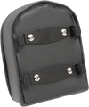 Sissy Bar Pad - Short - Pillow - Black Piping - 2" Thick - view 3