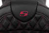 SEAT ROADSOFA LS W/BR BURGUNDY STITCH - view 4