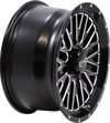 Wheel - Momentum - Front/Rear - Black/Milled - 14x7 - 4/137 - 5+2 (+30 mm) - view 2