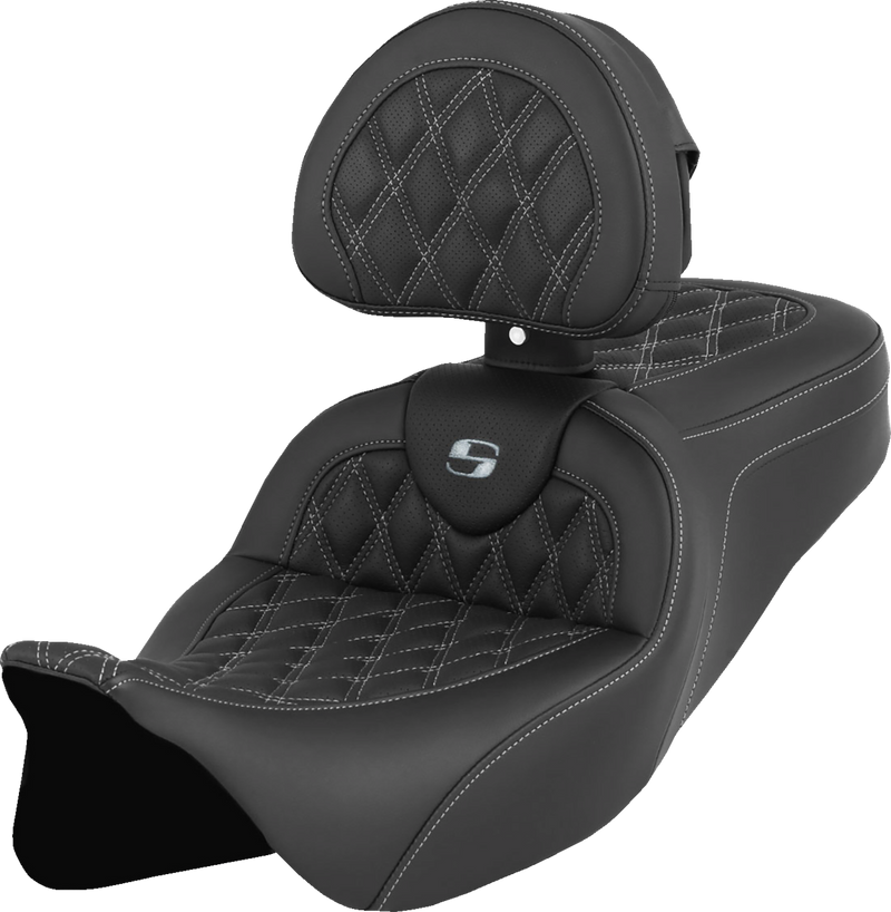 SEAT ROADSOFA LS W/BR SILVER STITCH