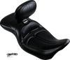 Maverick Seat - with Backrest - Stitched - Black - FL '08-'25 - view 2