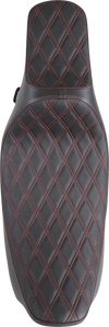 Extended Reach Predator III Seat - Double Diamond - Black w/ Red Stitching - FL '99-'07 - view 2
