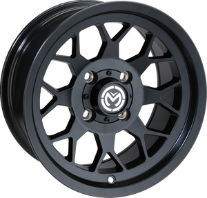 Wheel - 27X - Front - Black - 12x7 - 4/110 - 4+3