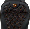 SEAT ROADSOFA LS W/BR ORANGE STITCH - view 3