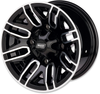 Wheel - 112X - Front - Black - 14x7 - 4/136 - 4+3 - view 2