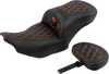 SEAT ROADSOFA LS CF W/BR ORANGE STITCH - view 2