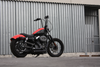 1" Narrow Bottom Ape Hanger Handlebar - 14" - Black - view 3