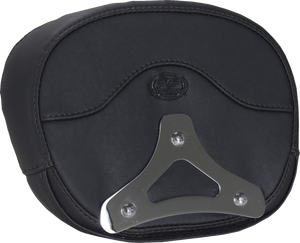 Deluxe Sissy Bar Pad - Diamond - Black Stitch - FLT/FLH '23-'25
