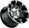 Wheel - 387X - Rear - Machined Black - 12x8 - 4/156 - 4+4 - view 3