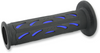 724 Dual Density Sportbike Grips - Open Ends - Black/Blue - view 2