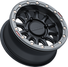 Wheel - Alpha - Front/Rear - Black/with Gunmetal Ring - 15x7 - 4/156 - +10 mm - view 2