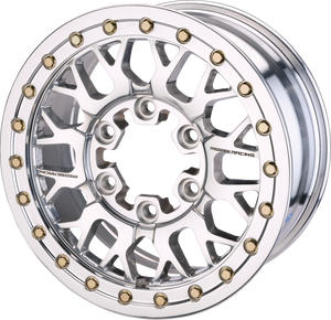 Wheel - 346X - Beadlock/6 Lug - Front/Rear - Silver - 15x7 - 6/5.5 - 5+2