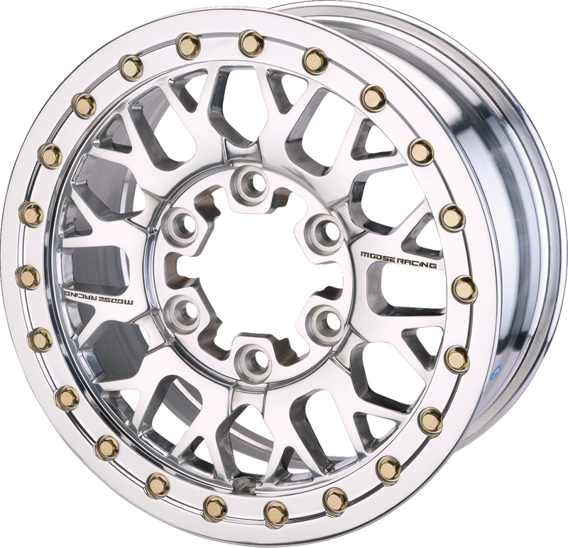 Wheel - 346X - Beadlock/6 Lug - Front/Rear - Silver - 15x7 - 6/5.5 - 5+2