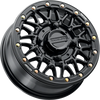 Wheel - Omega Beadlock - Front/Rear - Black with Gloss Black Ring - 15x6 - 4/156 - +40 mm - view 2