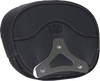 Deluxe Sissy Bar Pad - Diamond - Gunmetal Stitch - FLT/FLH '23-'25 - view 1