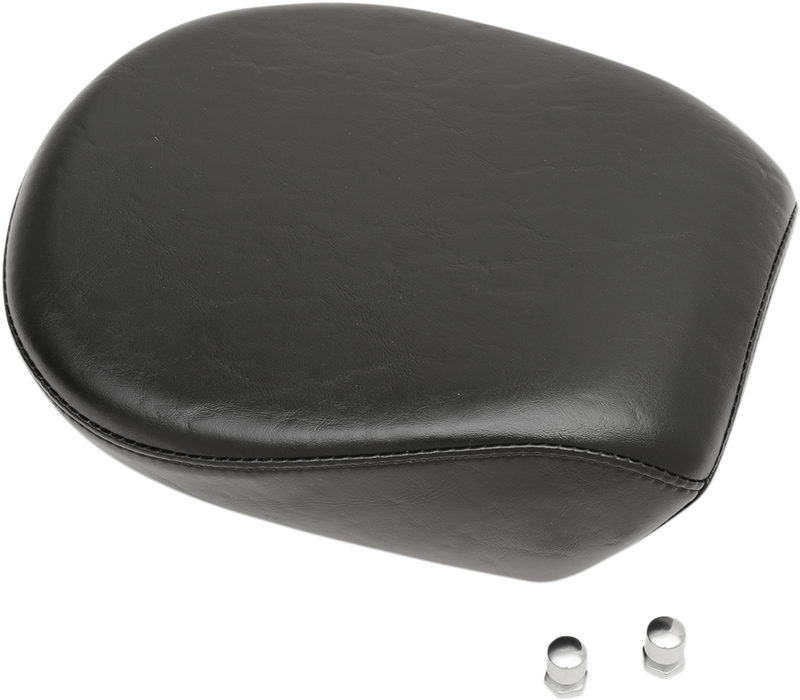 Bare Bones Pillion Pad - Deluxe - Smooth - Black - FLHT '02-'07