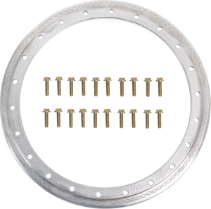 Wheel - 346X - Beadlock/5 Lug - Front/Rear - Silver - 15x7 - 5/4.5 - 5+2
