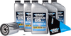 Full Synthetic Oil Change Kit - 20W50 - M8 - Chrome Filter - view 2