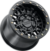 Wheel - Omega Beadlock - Front/Rear - Black with Gloss Black Ring - 15x7 - 6/5.5 - +38 mm - view 2