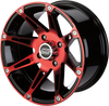 Wheel - 387X - Front - Anodized Red/Black - 14x7 - 4/110 - 4+3 - view 1