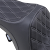 Predator III Seat - Double Diamond - Silver Stitched - FLHR/FLHX '99-'07 - view 3