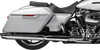 Rear Solo Seat - Wide - Double Diamond - Black Stitch - FLH/FLT '97-'23 - view 2