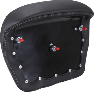 Chopped Tour-Pak® Pad - Gunmetal Stitching - FLH/FLT '23-'25