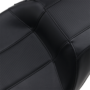 Outcast GT-2 Seat - 2-Up - w/o Backrest - Black Carbon Fiber Inlay - FL '08-'23